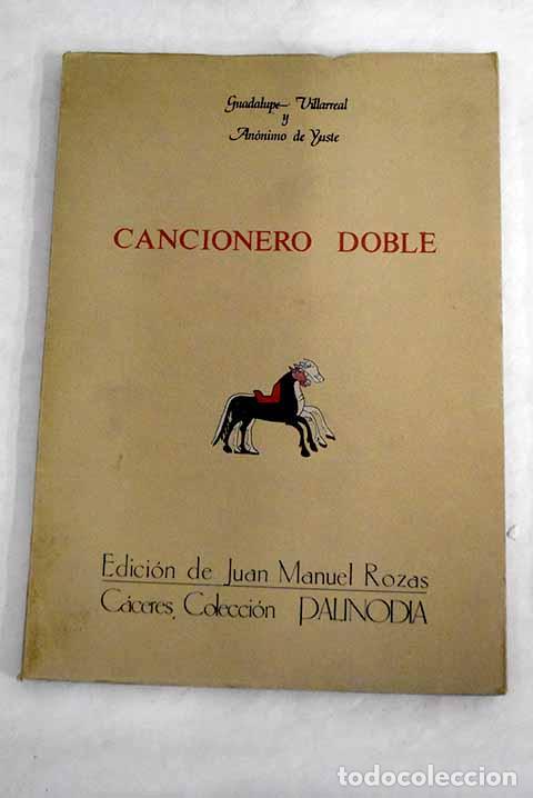 Libros: Cancionero doble.- Villarreal, Guadalupe - Foto 1