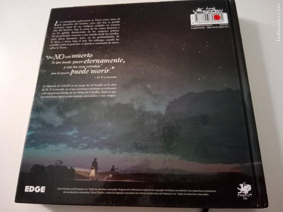Libros: LA LLAMADA DE CTHULHU. EDICI&Oacute;N PRIMIGENIA. EDGE. ROL - Foto 2