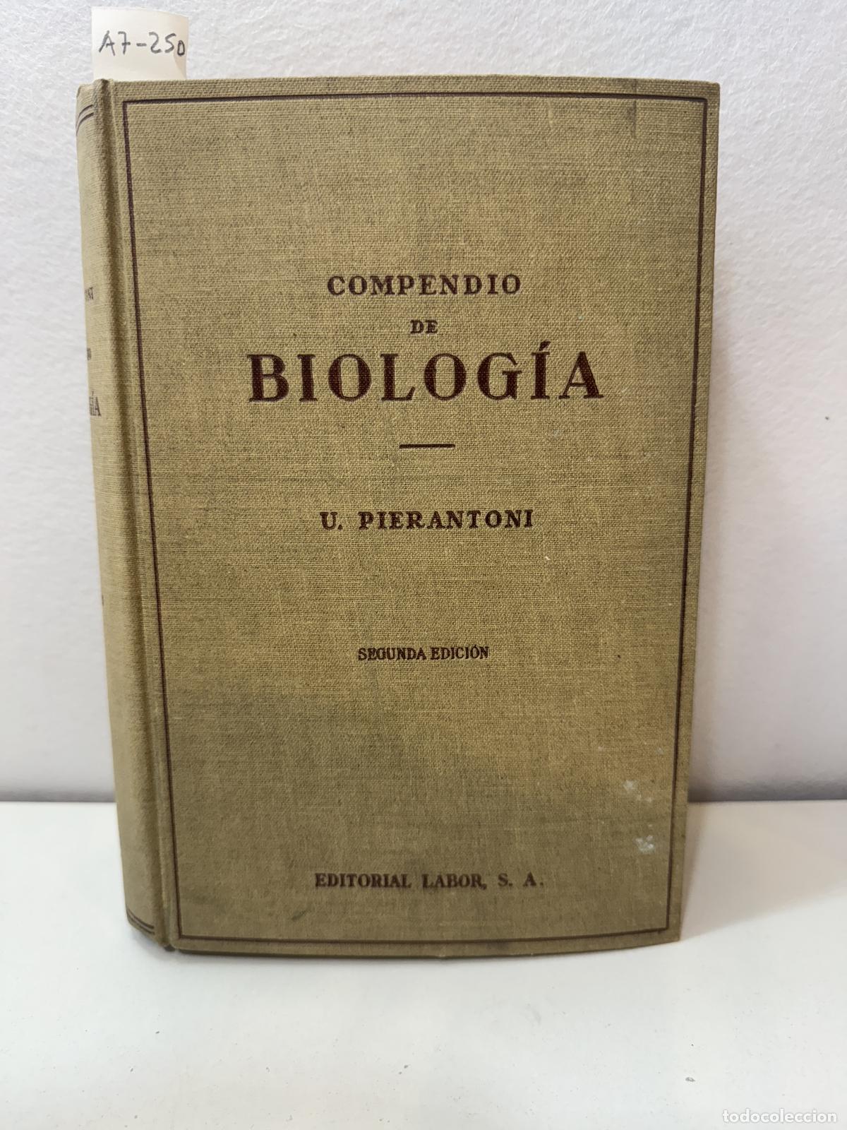 Libros: PIERANTONI, Umberto: - Compendio de biolog&iacute;a. - Foto 1