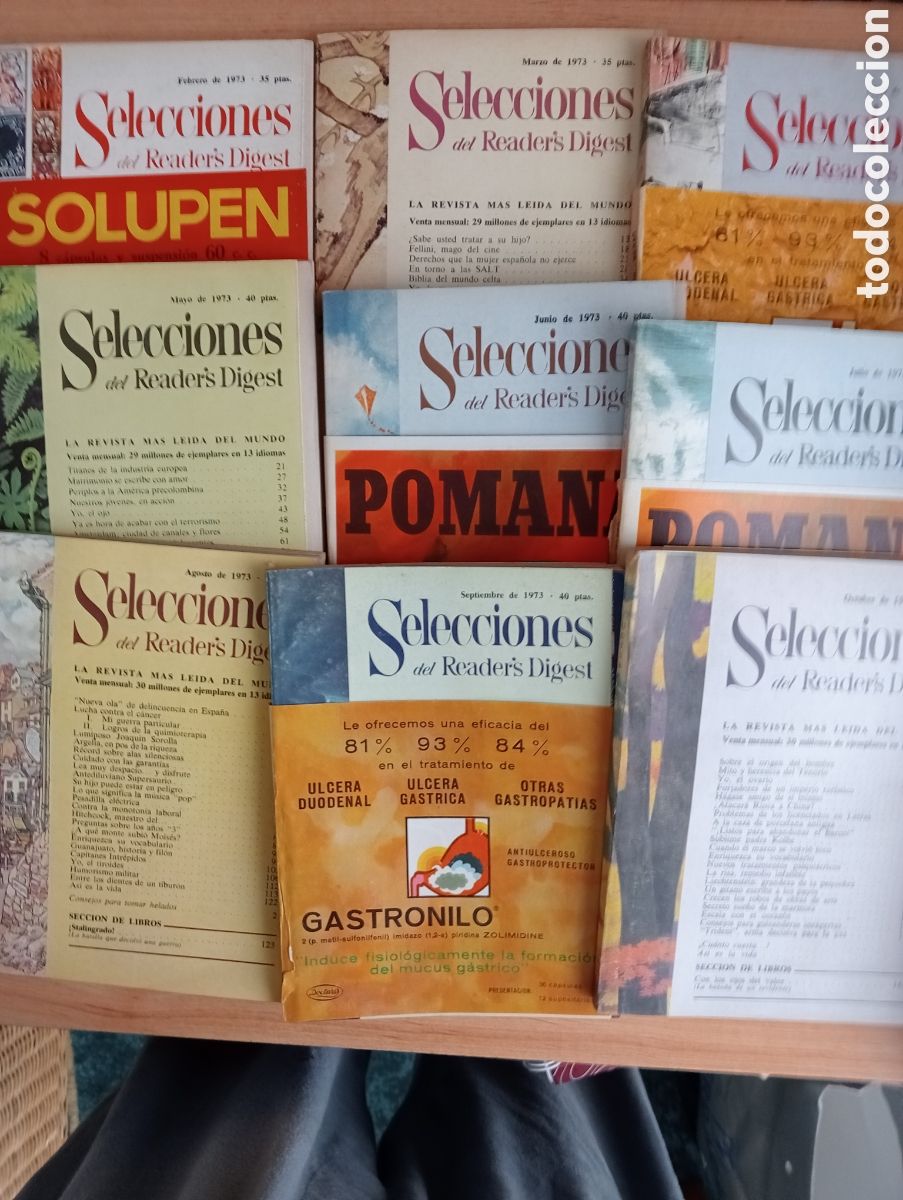 Libros: 1973 - 9 revistas Reader Digest - Foto 1