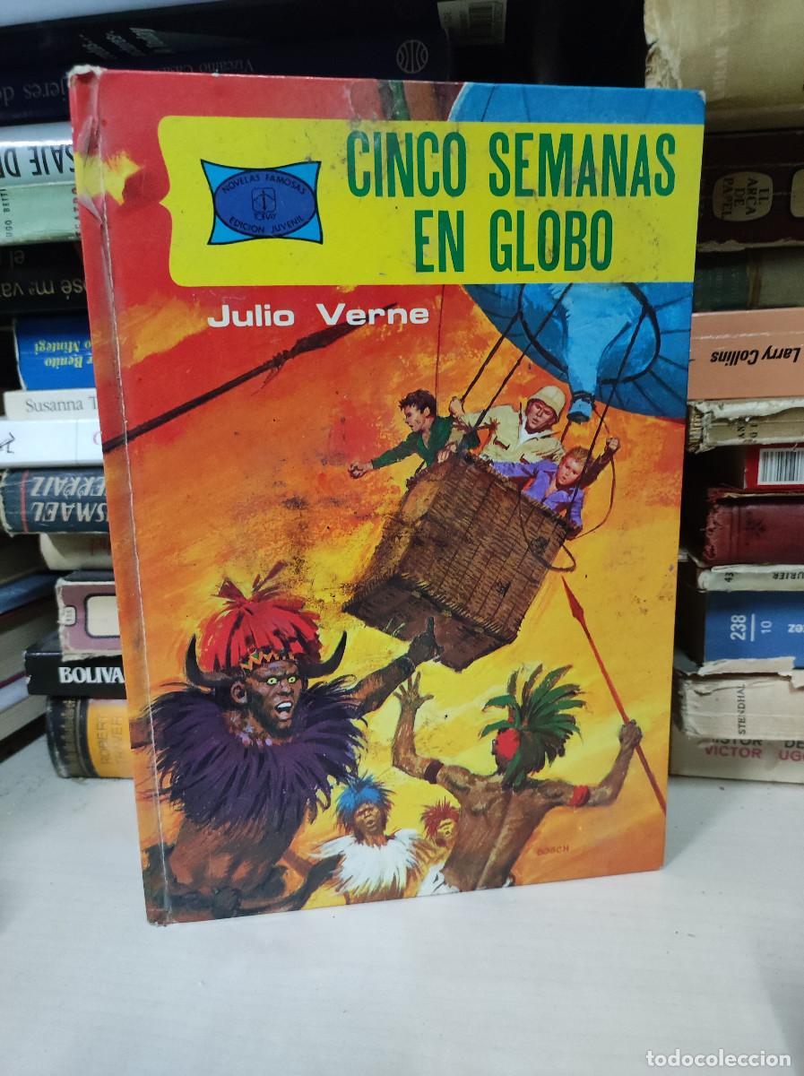 Libros: CINCO SEMANAS EN GLOBO JULIO VERNE - Foto 1