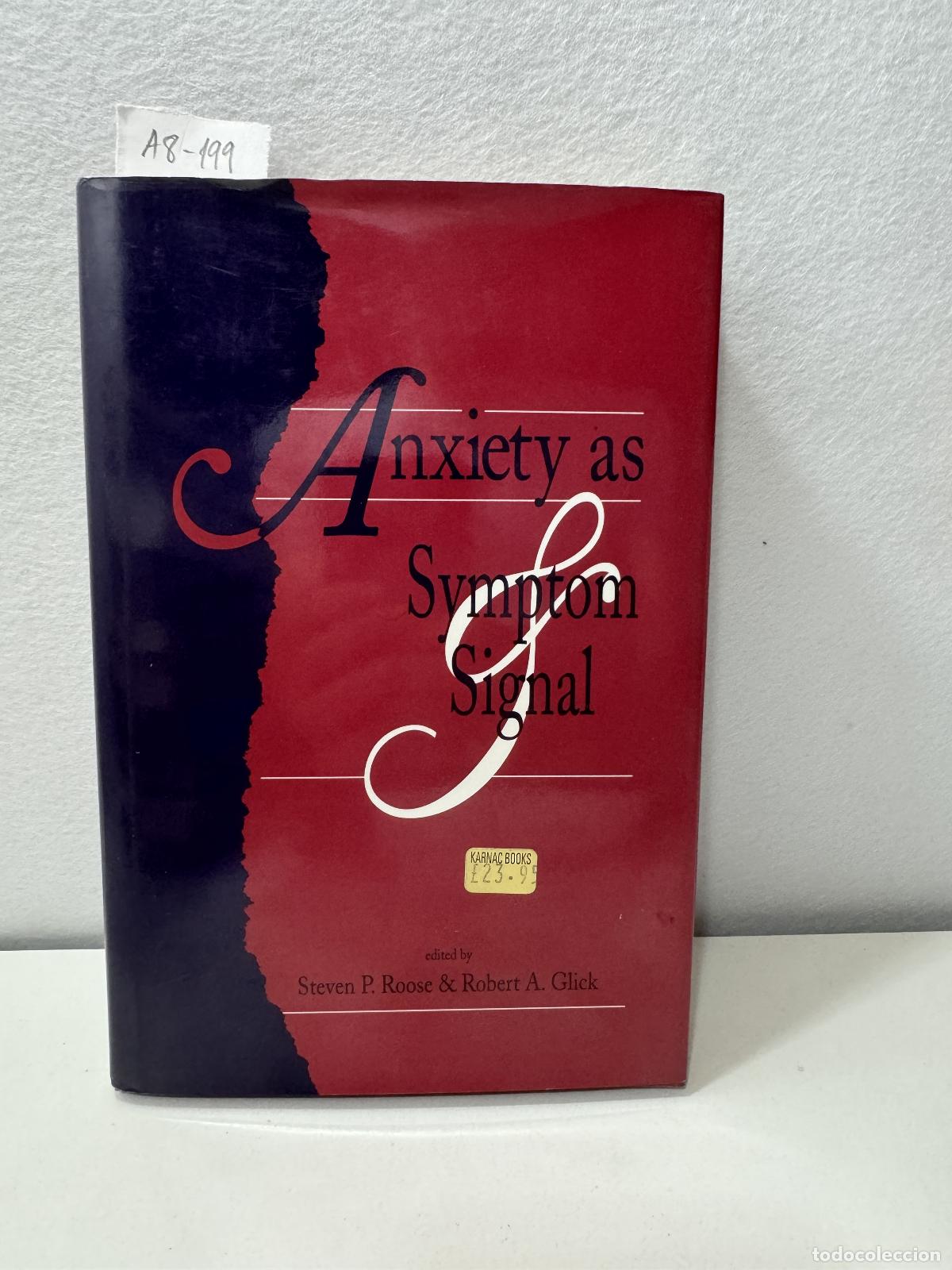 Libros: V.V. A.A.: - Anxiety as symptom signal. - Foto 1