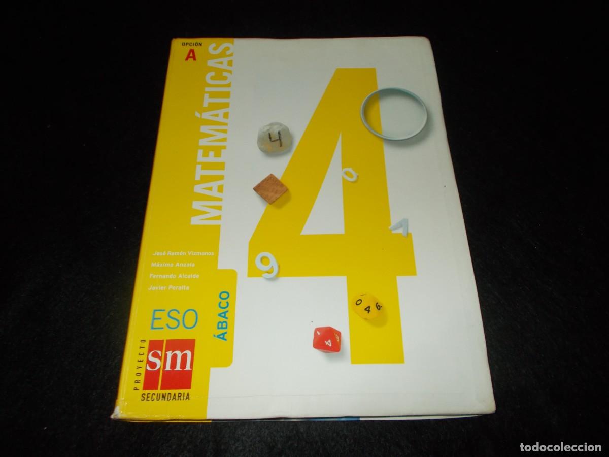 Libros: MATEM&Aacute;TICAS 4 4&ordm; ESO Secundaria. SM 2008. Libro de Texto Escolar - Foto 1