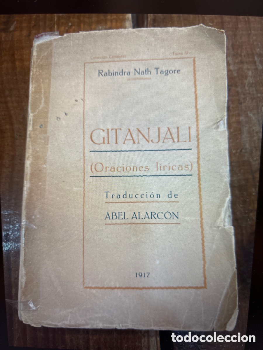 Libros: Gitanjali (Oraciones Liricas) - Rabindra Nath Tagore - Foto 1