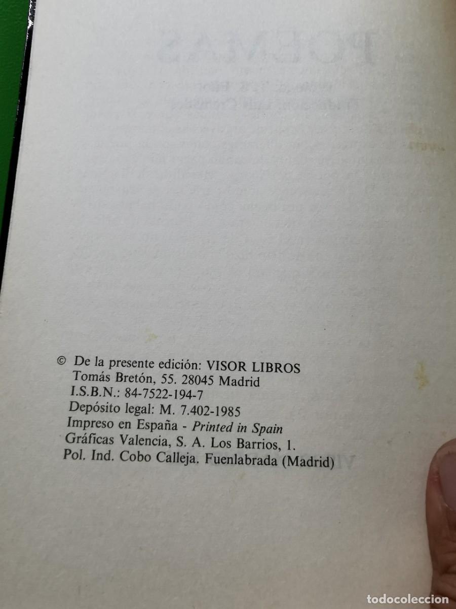 Libros: RUYARD KIPLING. POEMAS. VISOR DE POESIA - Foto 3
