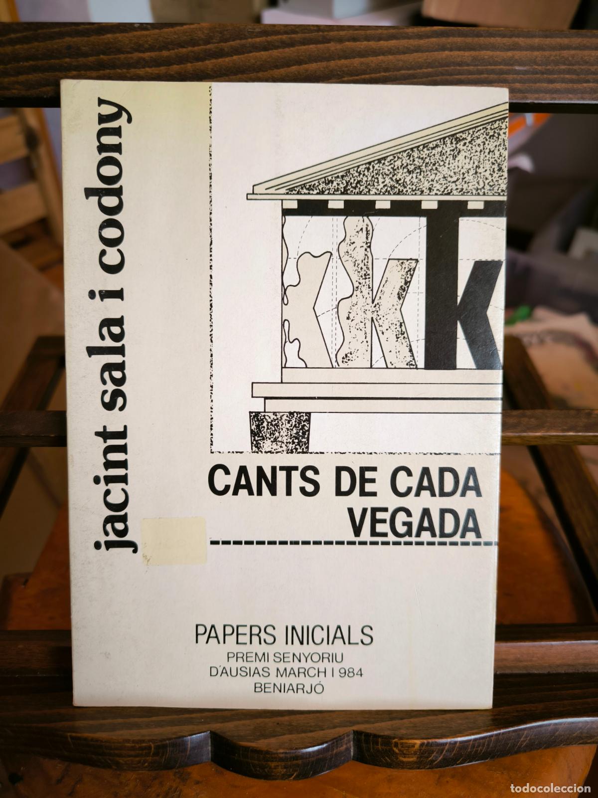Libros: CANTS DE CADA VEGADA. JACINT SALA I CODONY. - Portes 5,99 - Foto 1