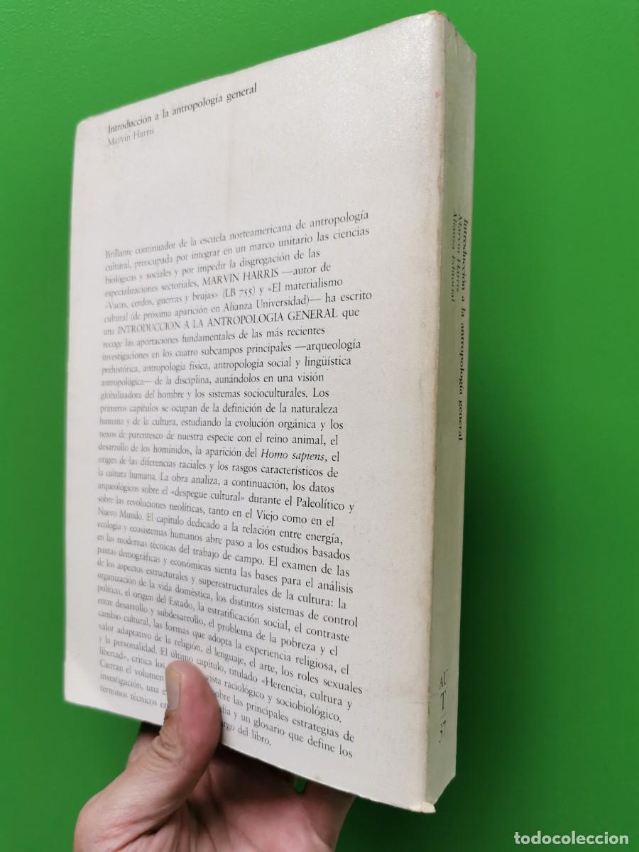 Libros: INTRODUCCI&Oacute;N A LA ANTROPOLOG&Iacute;A GENERAL, MARVIN HARRIS - Foto 2