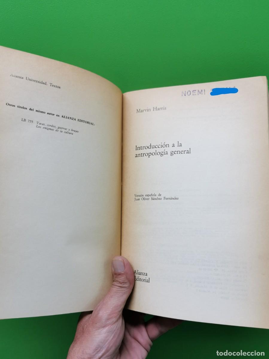 Libros: INTRODUCCI&Oacute;N A LA ANTROPOLOG&Iacute;A GENERAL, MARVIN HARRIS - Foto 4