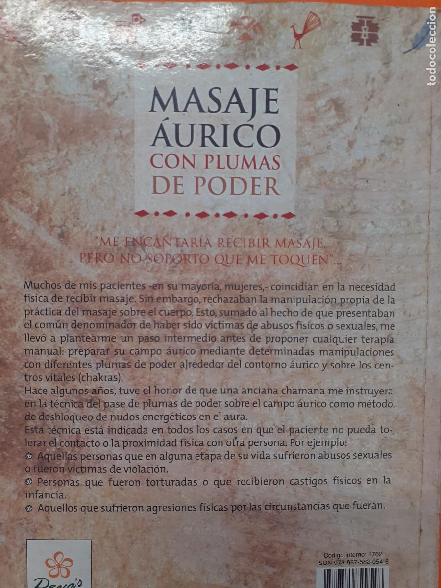 Libros: MASAJE AURICO CON PLUMAS DE PODER � MASAJE � CHAMANISMO - NINA LLINARES - Foto 3