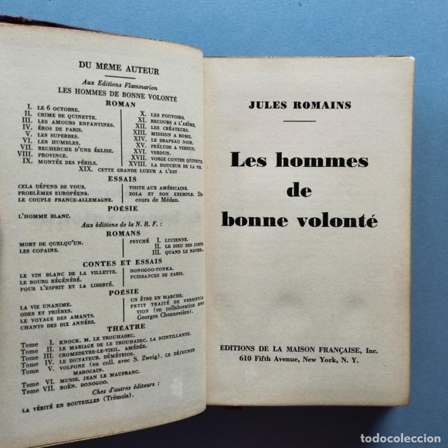Libros: Les Hommes de Bonne Volont&eacute;. - Romains, Jules. - Foto 4
