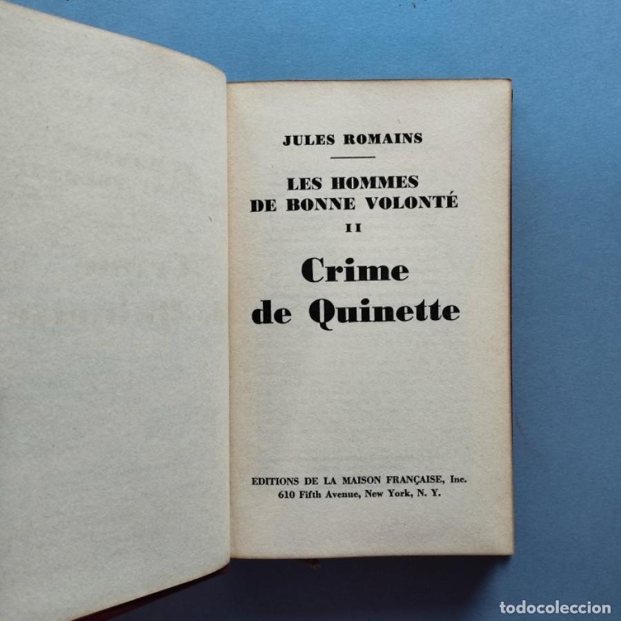 Libros: Les Hommes de Bonne Volont&eacute;. - Romains, Jules. - Foto 8