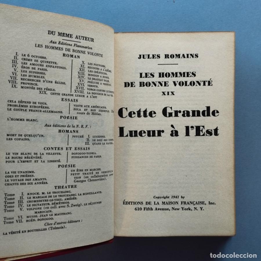 Libros: Les Hommes de Bonne Volont&eacute;. - Romains, Jules. - Foto 11