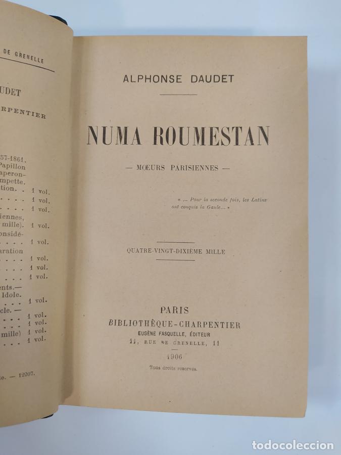 Libros: NUMA ROUMESTAN. 1906. - ALPHONSE DAUDET. TDK752 - Foto 3