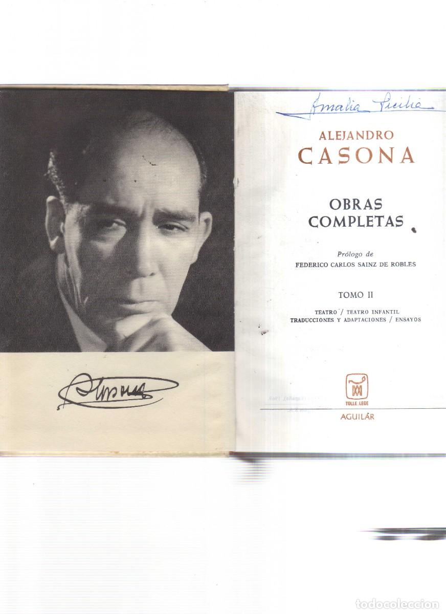 Libros: OBRAS COMPLETAS II ALEJANDRO CASONA - Foto 1