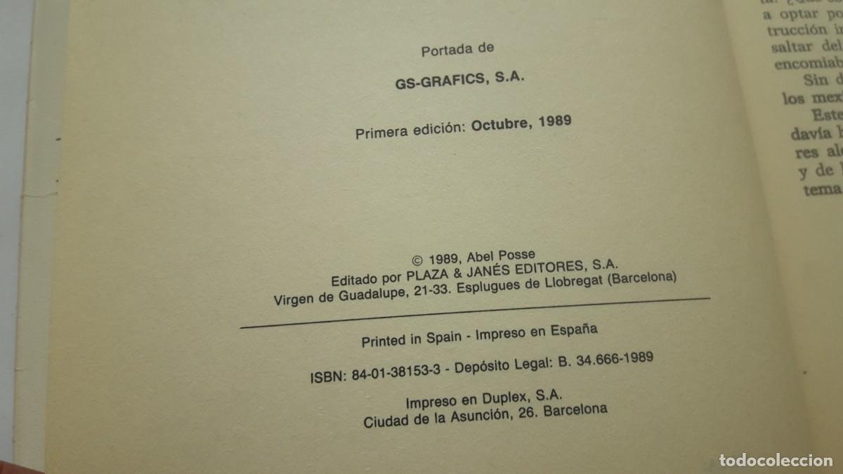 Libros: EL VIAJERO DE AGARTHA. Abel Posse. - Foto 3