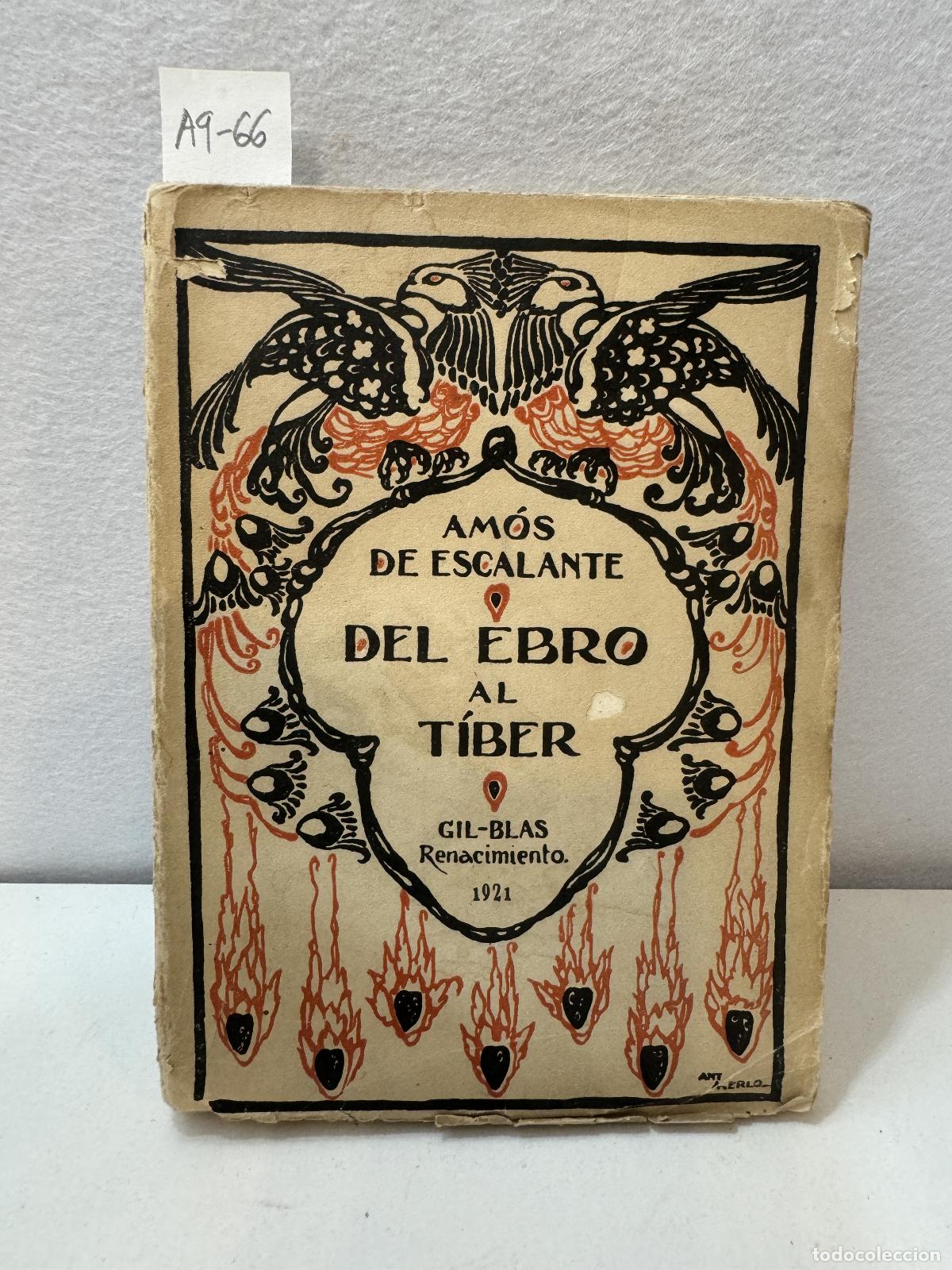 Libros: de ESCALANTE, Am&oacute;s: - Del Ebro al T&iacute;ber. - Foto 1