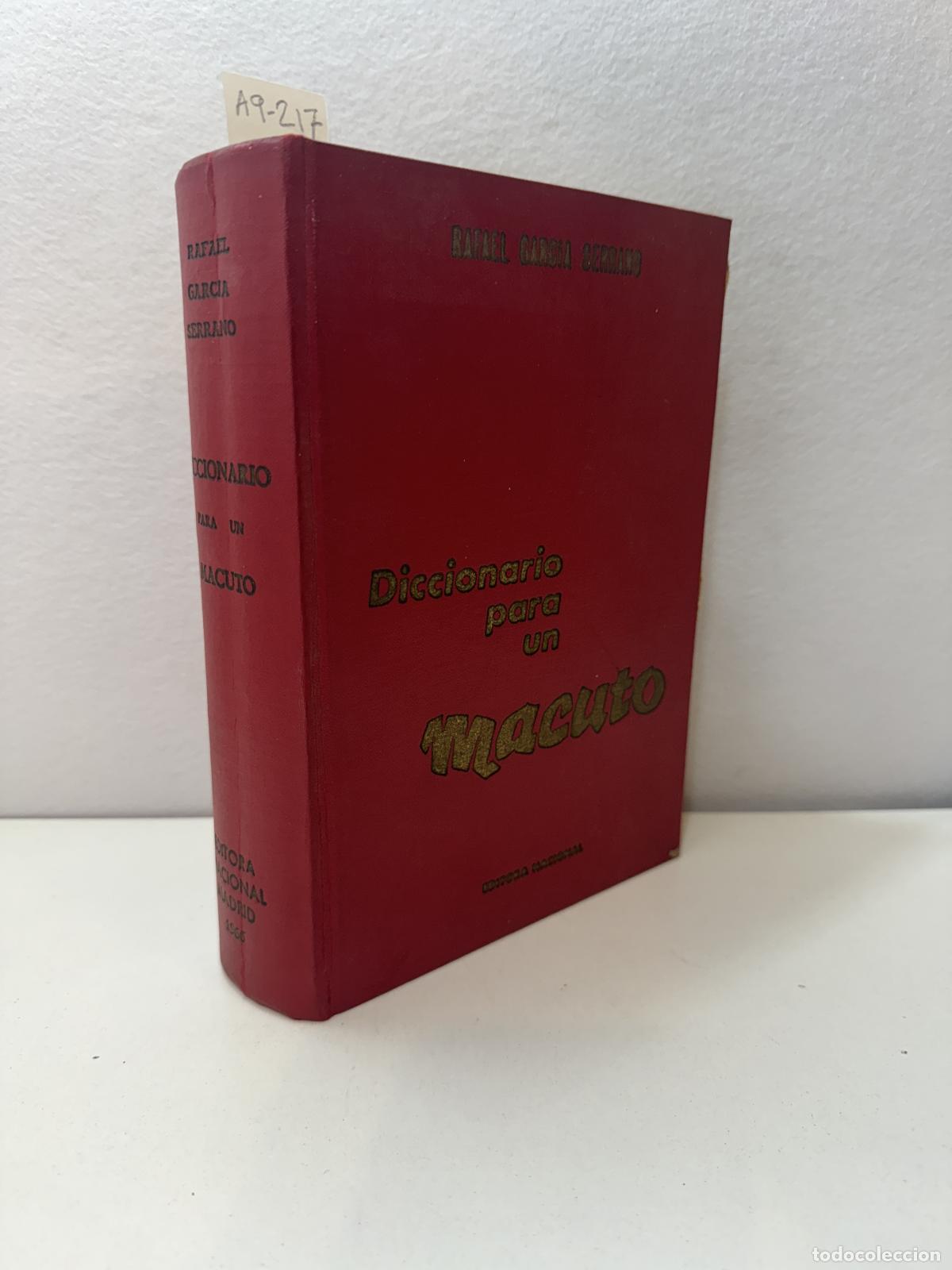 Libros: GARC&Iacute;A SERRANO, Rafael: - Diccionario para un macuto. - Foto 1