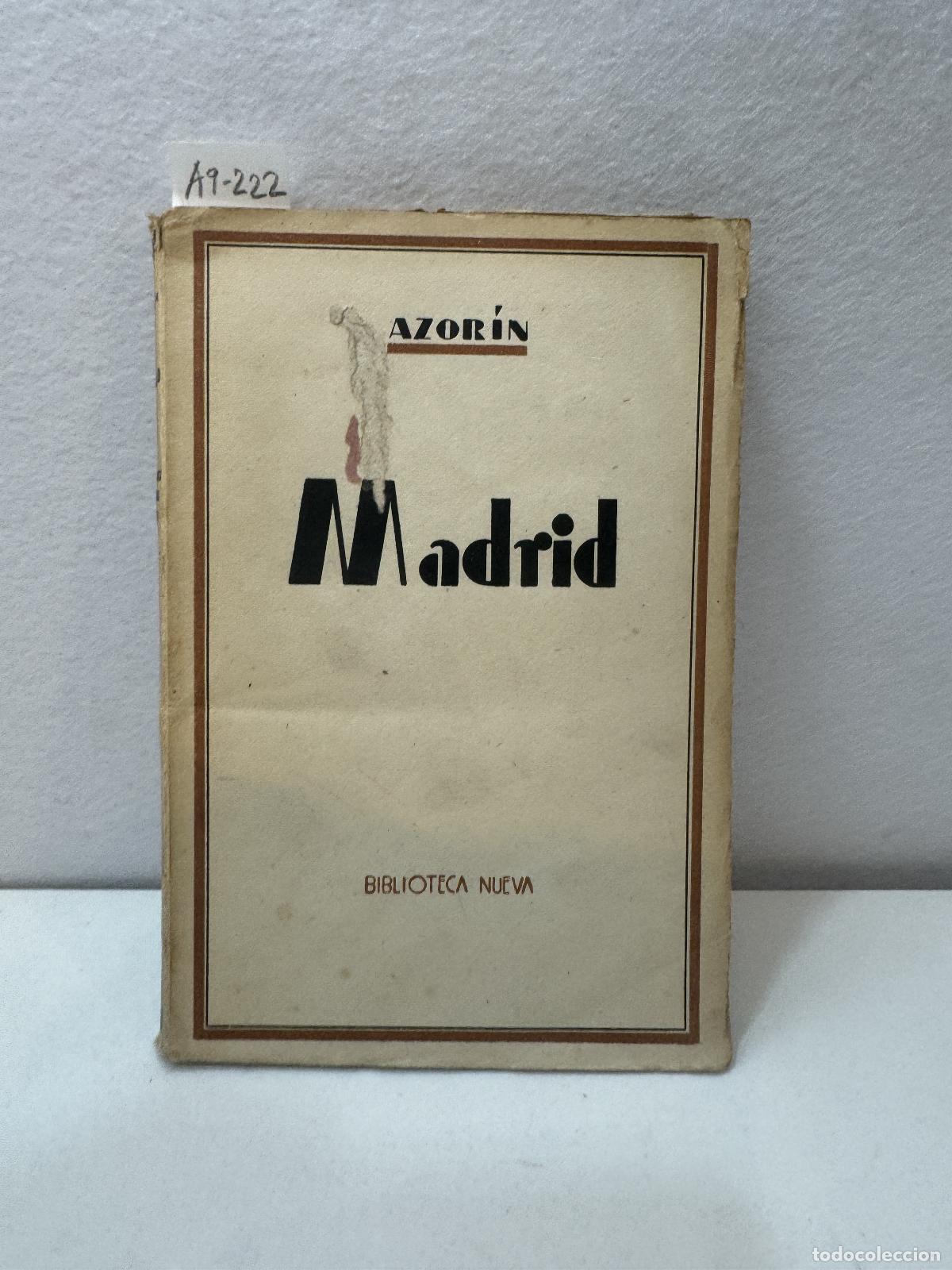 Libros: AZOR&Iacute;N: - Madrid. - Foto 1