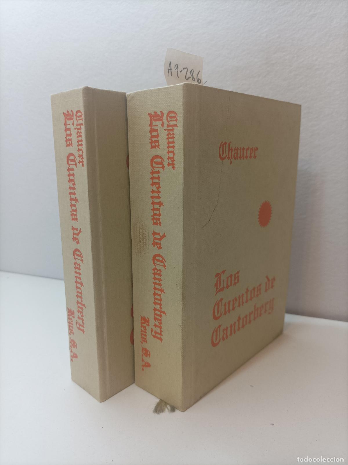 Libros: CHAUCER, Godofredo: - Los cuentos de Cantorbery. (2 tomos). - Foto 1