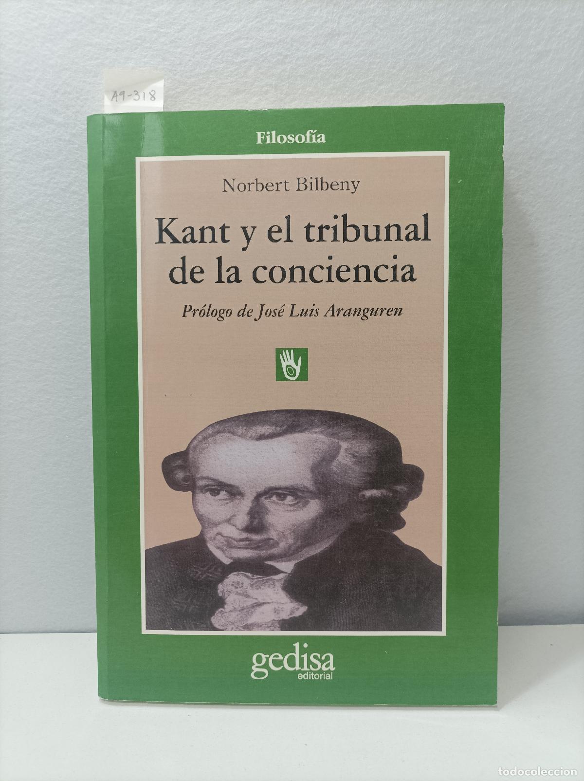 Libros: BILBENY, Norbert: - Kant y el tribunal de la conciencia. - Foto 1
