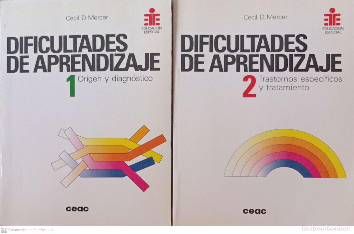 Libros: Dificultades de aprendizaje 1 y 2 - Cecil D. Mercer - Foto 1