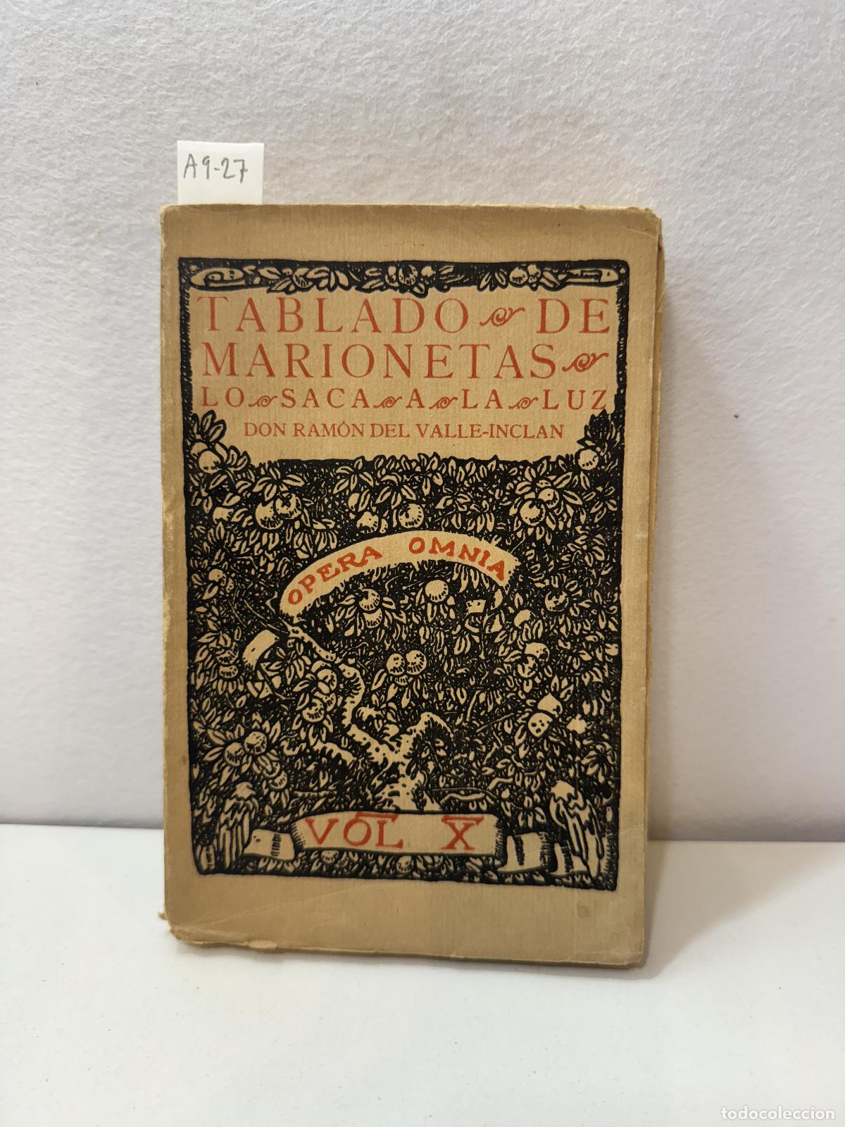 Libros: del VALLE-INCL&Aacute;N, Ram&oacute;n: - Tablado de Marionetas. - Foto 1