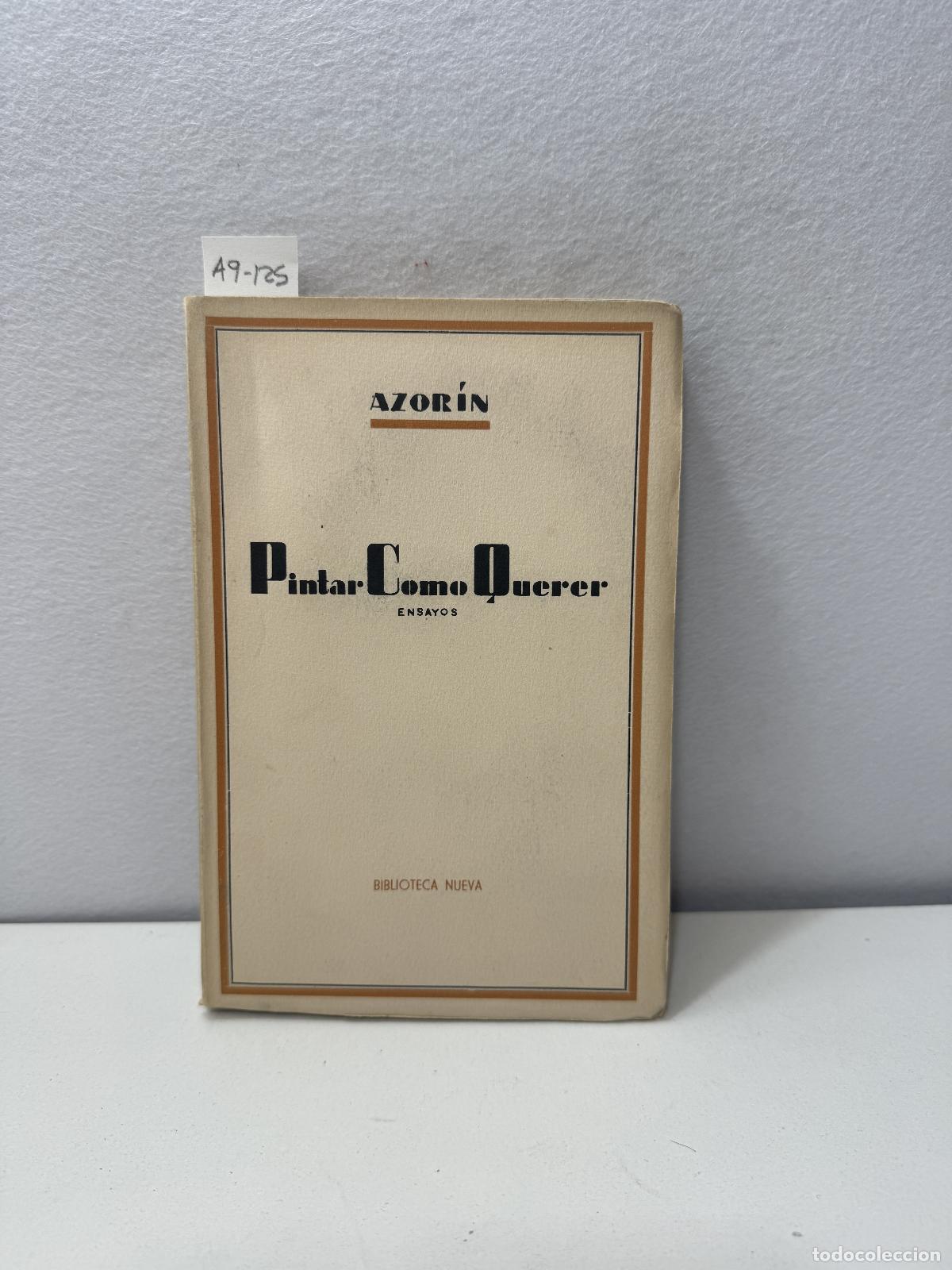 Libros: AZOR&Iacute;N: - Pintar como querer. - Foto 1