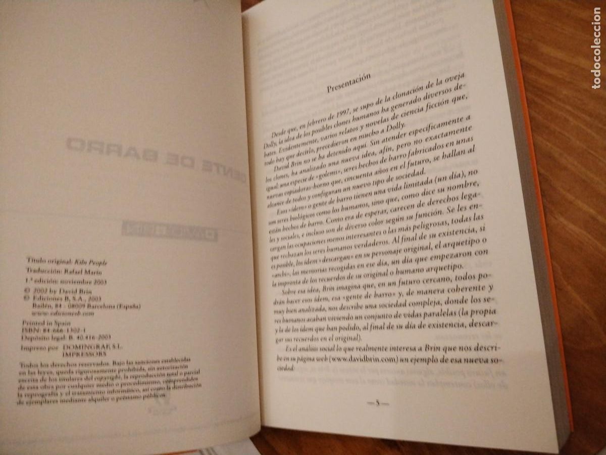 Libros: Gente de barro -David Brin - Foto 4