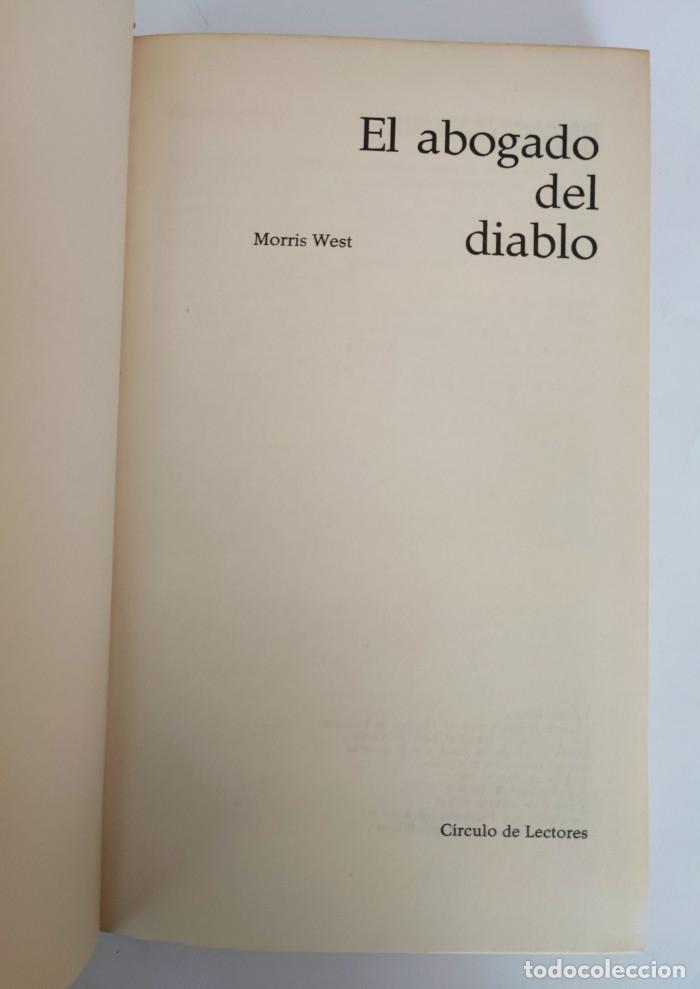Libros: EL ABOGADO DEL DIABLO - Morris L. West - Foto 2
