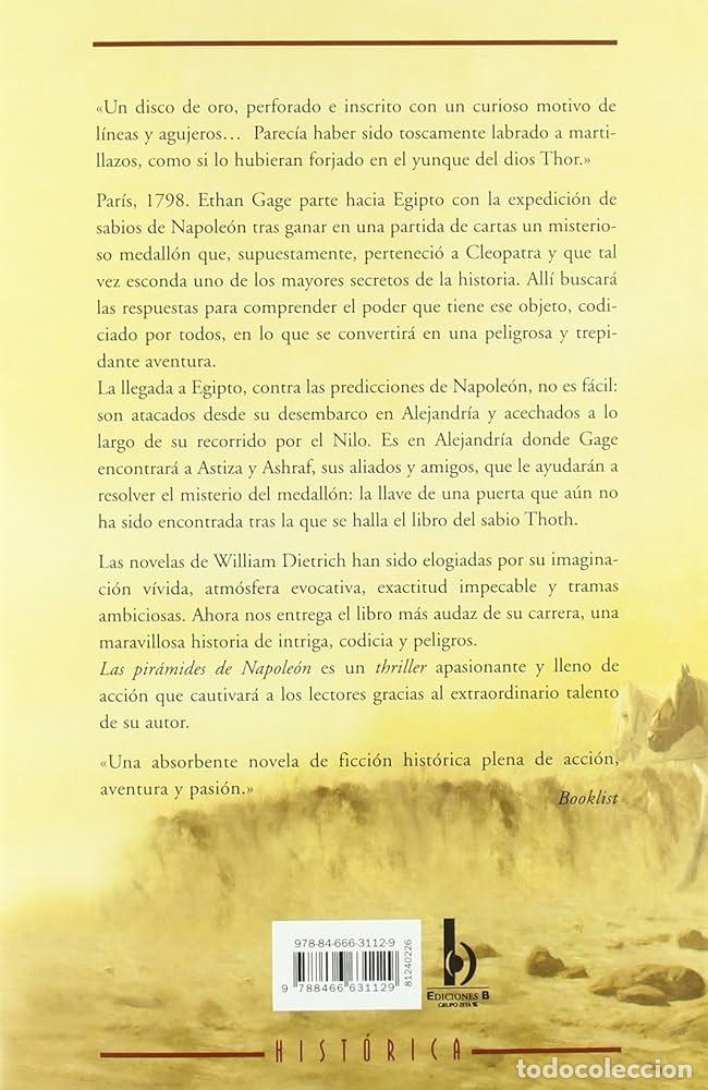 Libros: LAS PIR&Aacute;MIDES DE NAPOLE&Oacute;N - William Dietrich - Foto 2