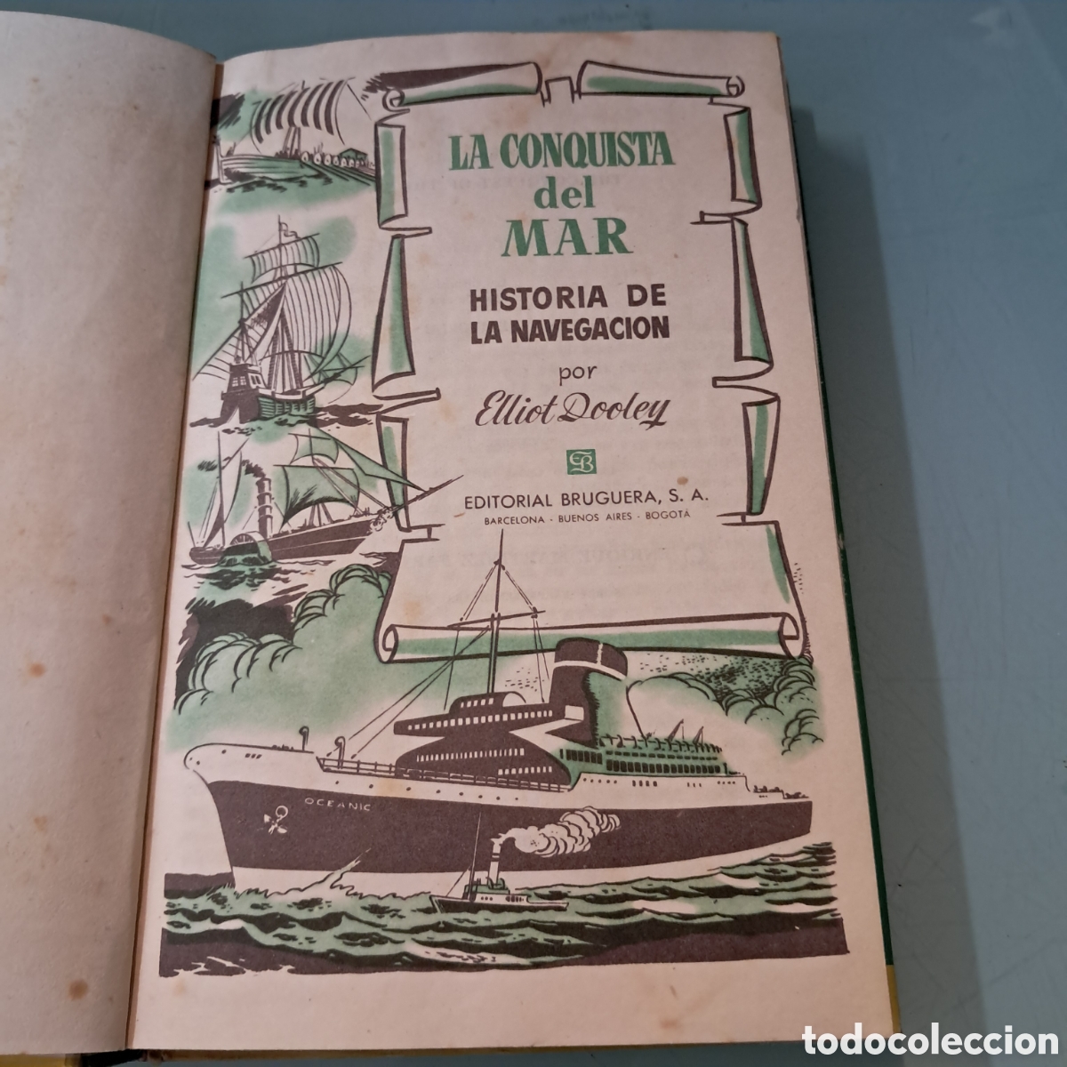 Libros: Eliot Dooley, La.conquista del mar,Bruguera, 1958 - Foto 3