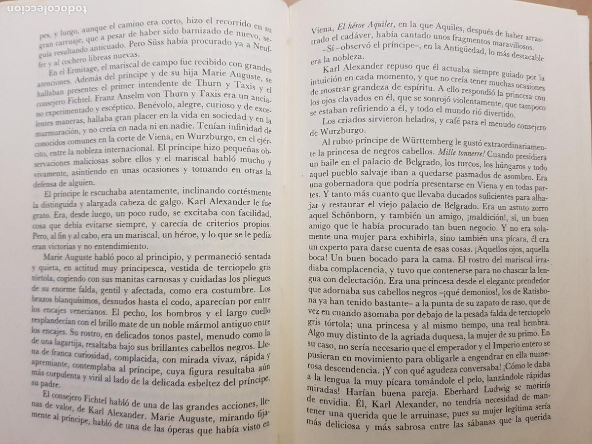 Libros: EL JUD&Iacute;O S&Uuml;SS - LION FEUCHTWANGER - ED. EDHASA - 1990 - Foto 7