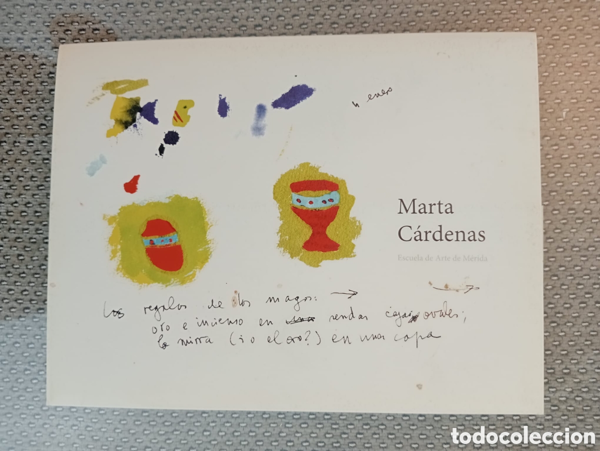 Libros: Marta C&aacute;rdenas. Badajoz: Escuela de Arte de M&eacute;rida. - Foto 1