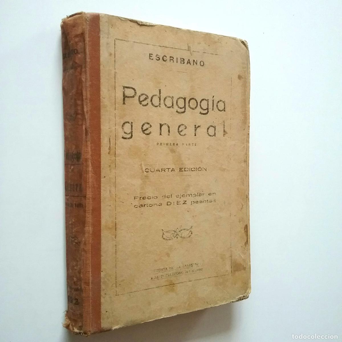 Libros: Godofredo Escribano Hern&aacute;ndez - Pedagog&iacute;a general - Foto 1