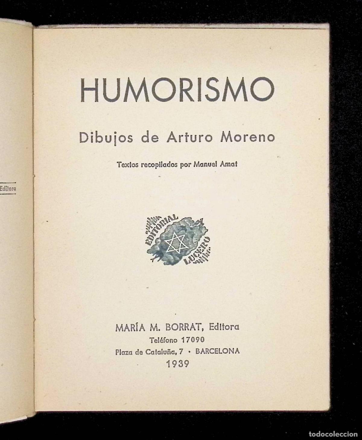 Libros: HUMORISMO. - AMAT, Manuel. - Foto 2