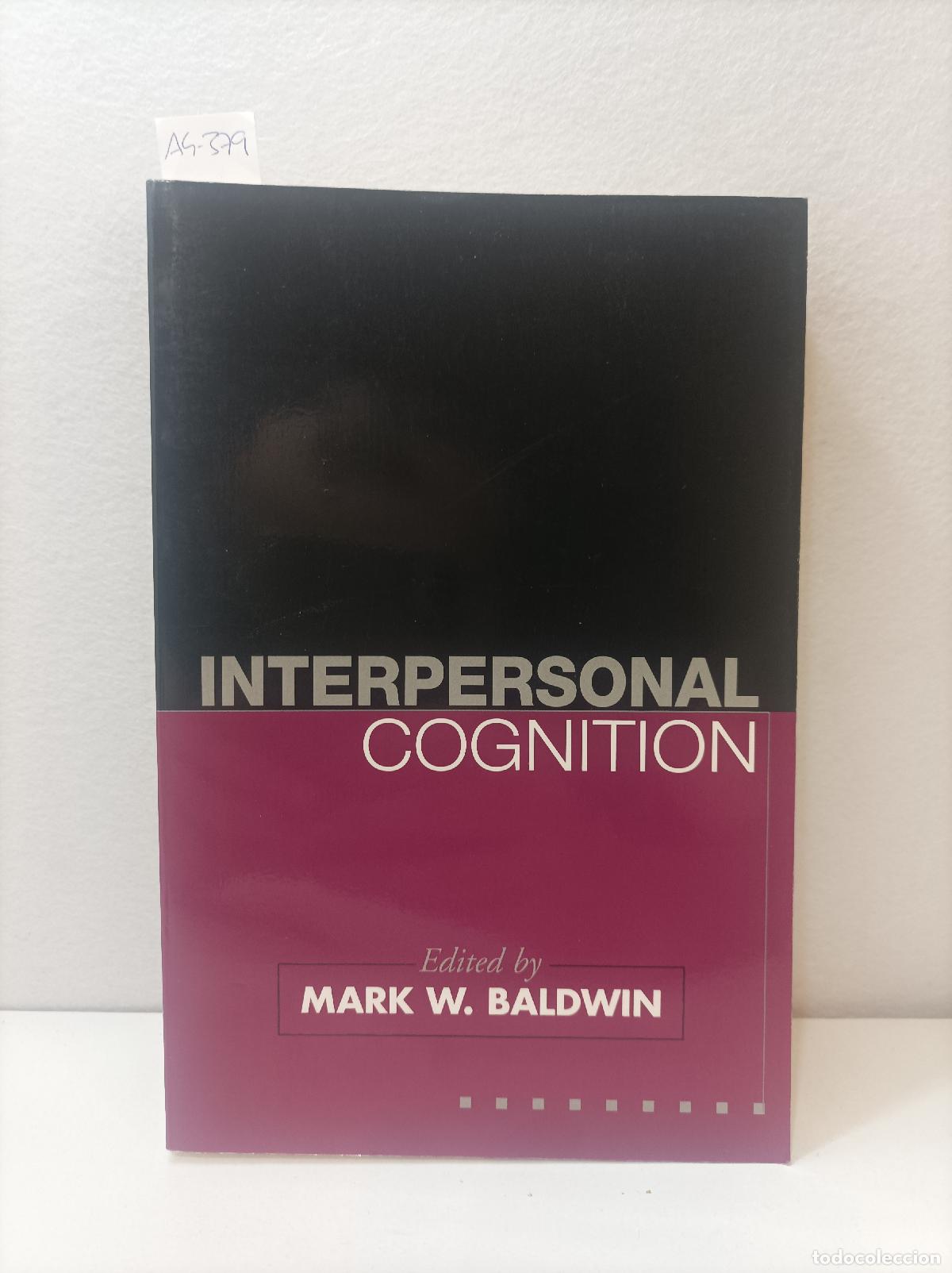 Libros: V.V. A.A.: - Interpersonal cognition. - Foto 1
