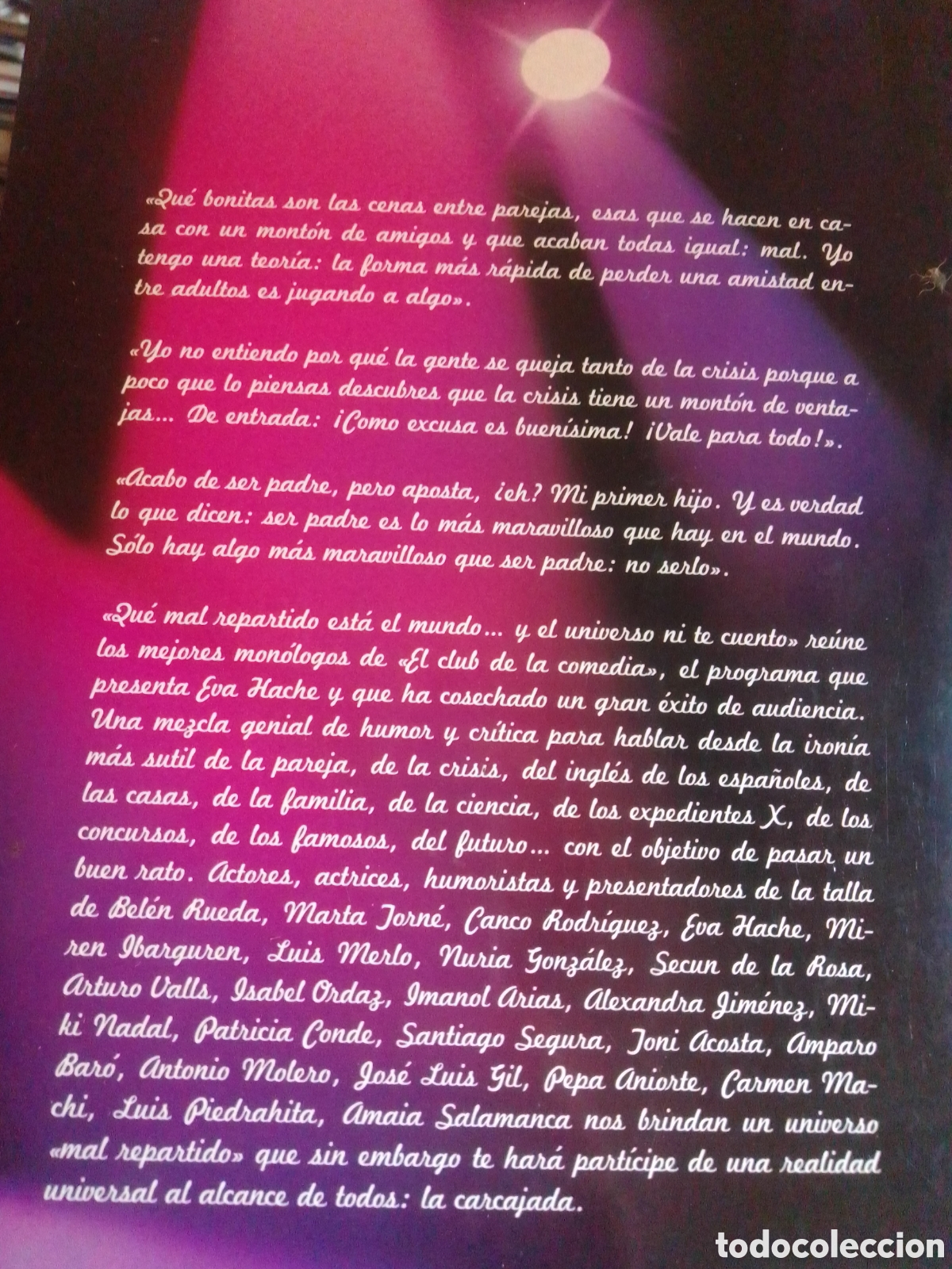 Libros: LIBRO DE HUMOR-EL CLUB DE LA COMEDIA-VARIOS- - Foto 2