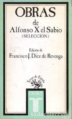 Libros: OBRAS (SELECCI&Oacute;N). - ALFONSO X EL SABIO. - Foto 1