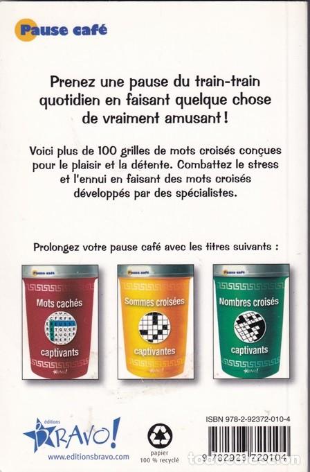 Libros: Mots crois&eacute;s faciles - St&eacute;phane Lepage et Gilles Roger / Libro en franc&eacute;s - Foto 2
