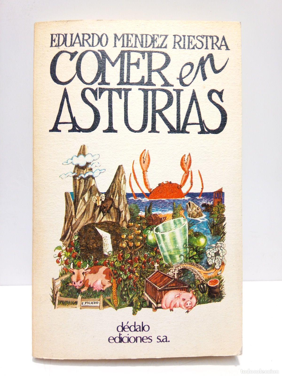 Libros: MENDEZ RIESTRA, Eduardo - Comer en Asturias - Foto 1