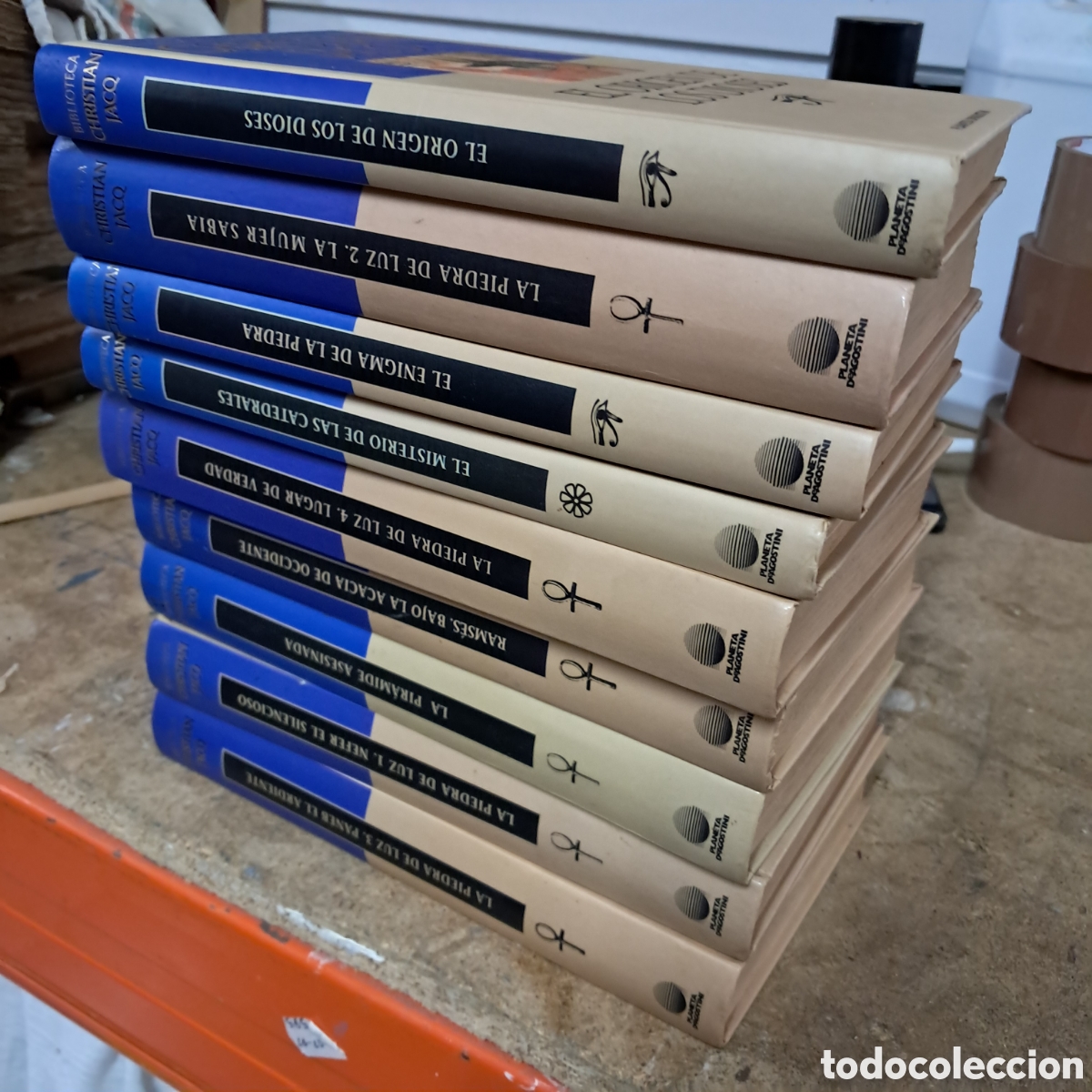 Libros: Biblioteca Christian Jacq, 9 tomos - Foto 1