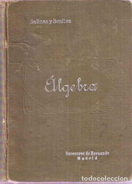 Libros: &Aacute;lgebra - Ben&iacute;tez y Salinas - Foto 1