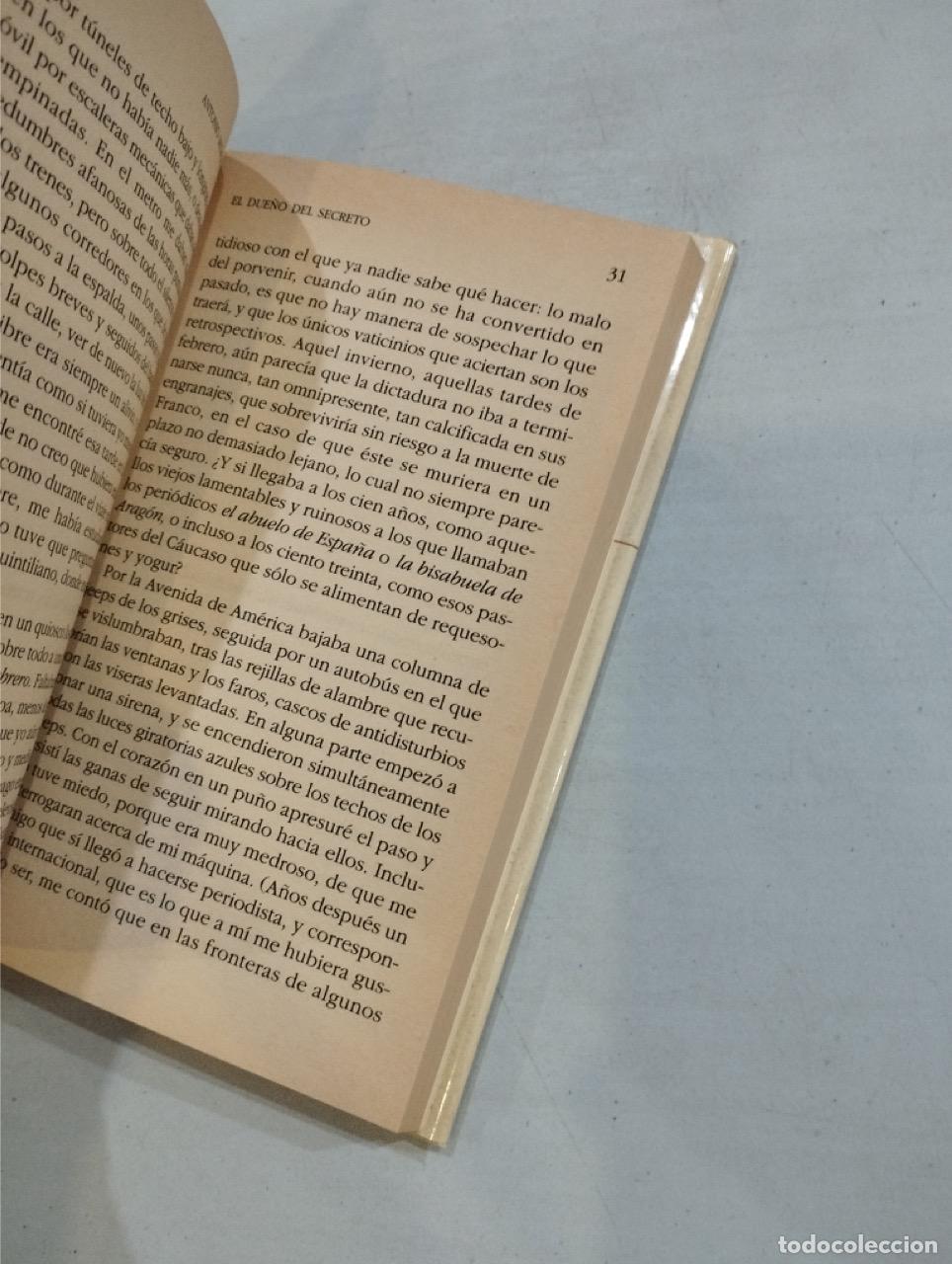 Libros: Antonio Mu&ntilde;oz Molina - El due&ntilde;o del secreto - Foto 2