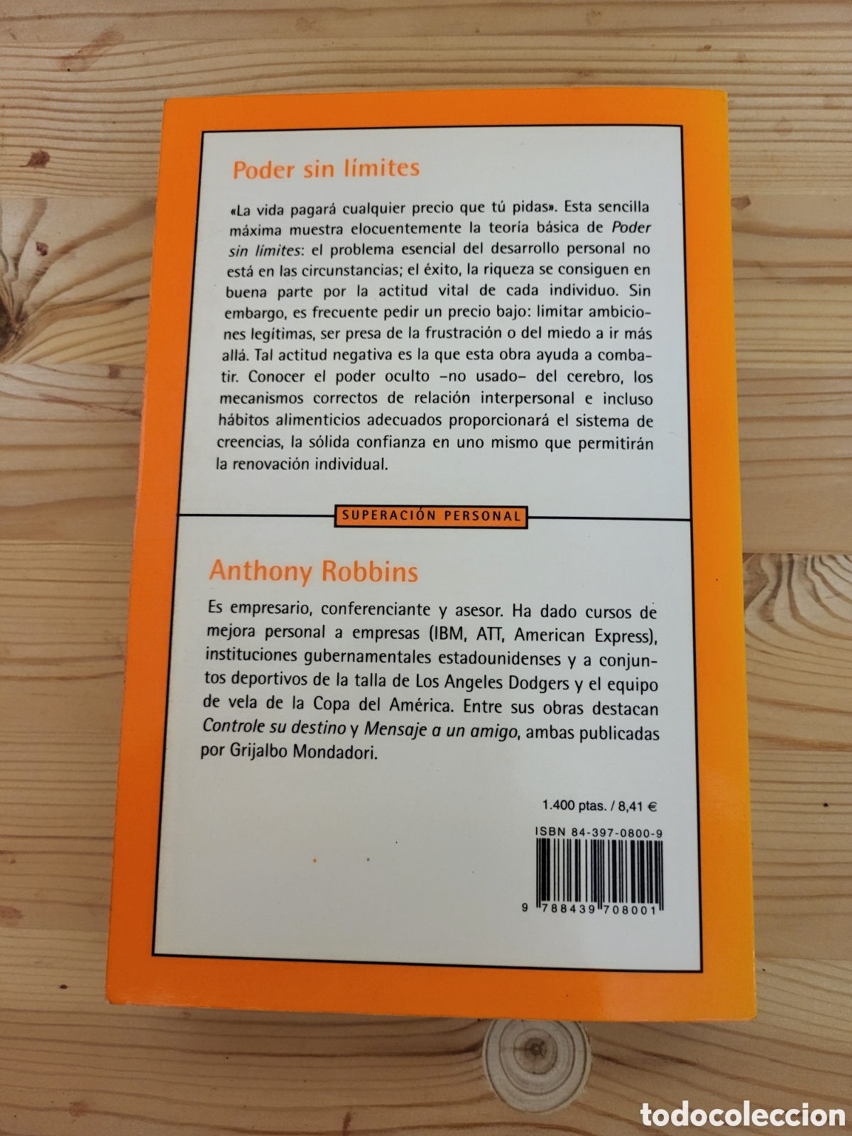 Libros: Poder sin limites/Anthony ROBBINS - Foto 2