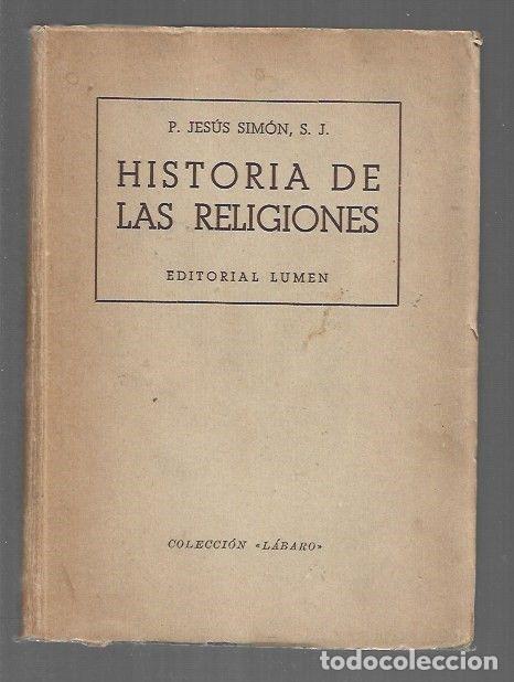 Libros: HISTORIA DE LAS RELIGIONES - SIMON, JESUS - Foto 1