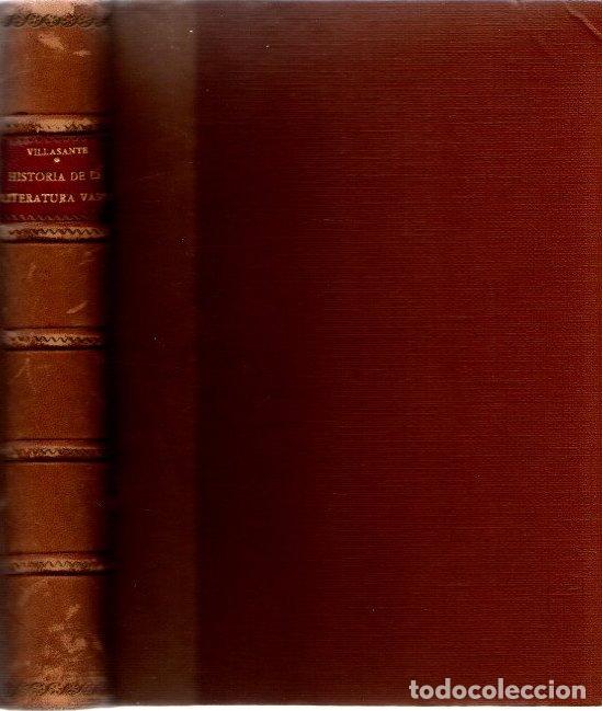 Libros: Historia de la literatura vasca - Villasante, Luis - Foto 1