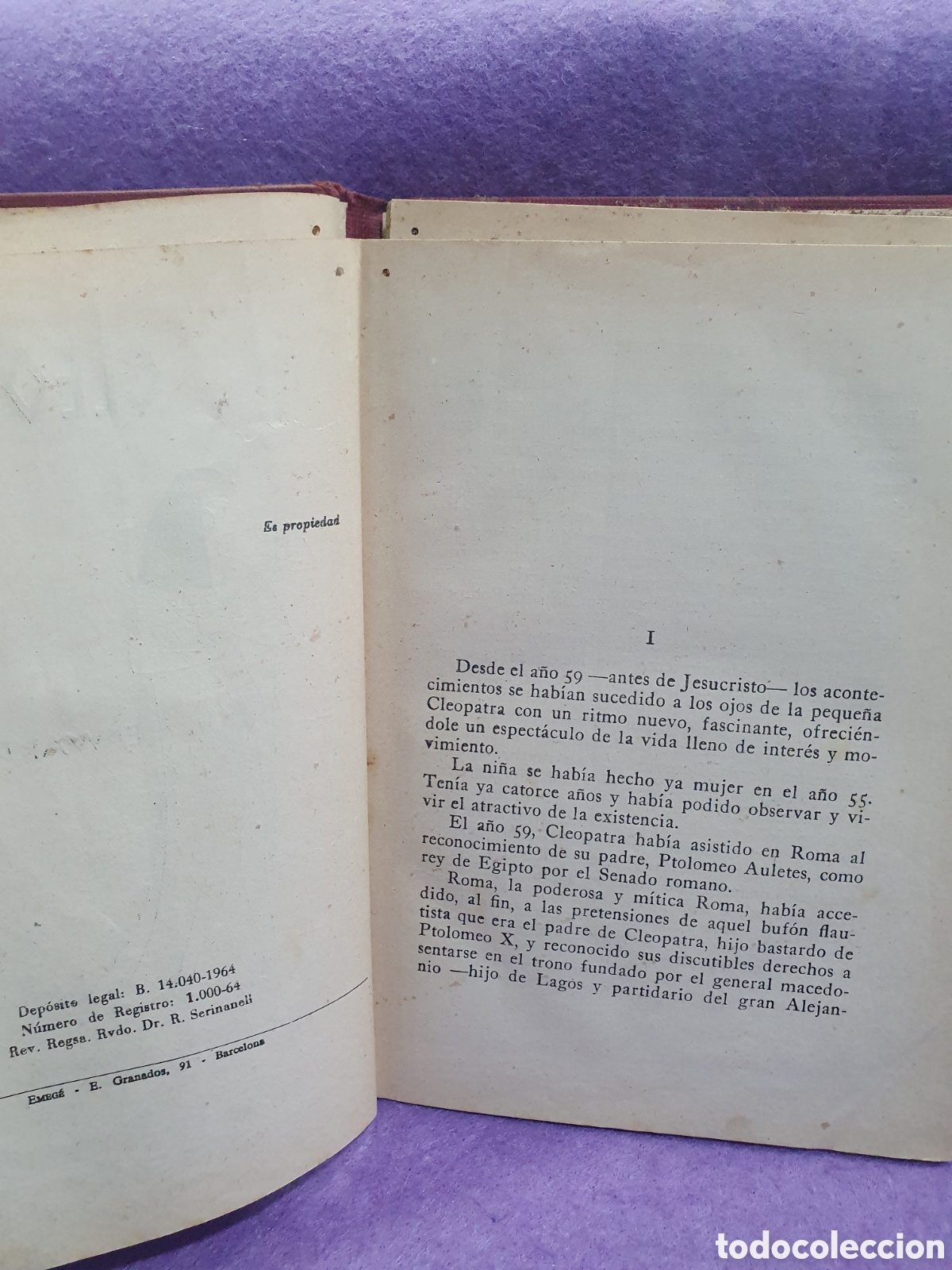 Libros: Cleopatra. Edward Grifins. (L105) - Foto 2
