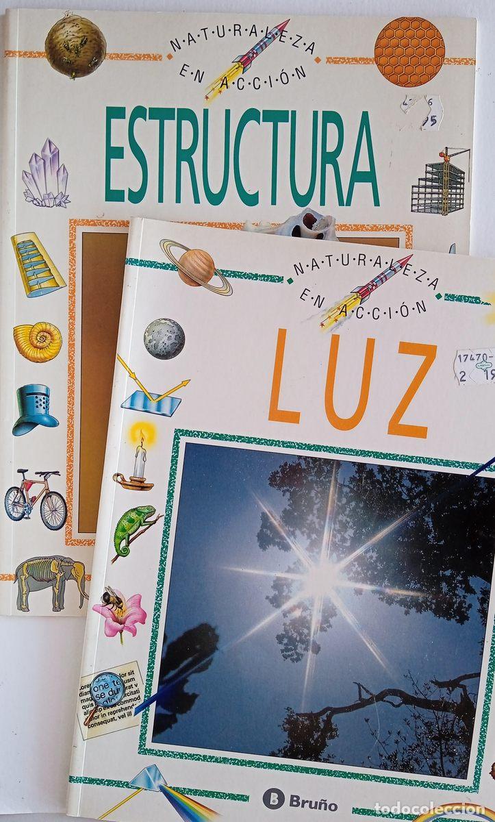Libros: 2 libros. NATURALEZA EN ACCI&Oacute;N. LUZ. BRU&Ntilde;O 1992 - Foto 1