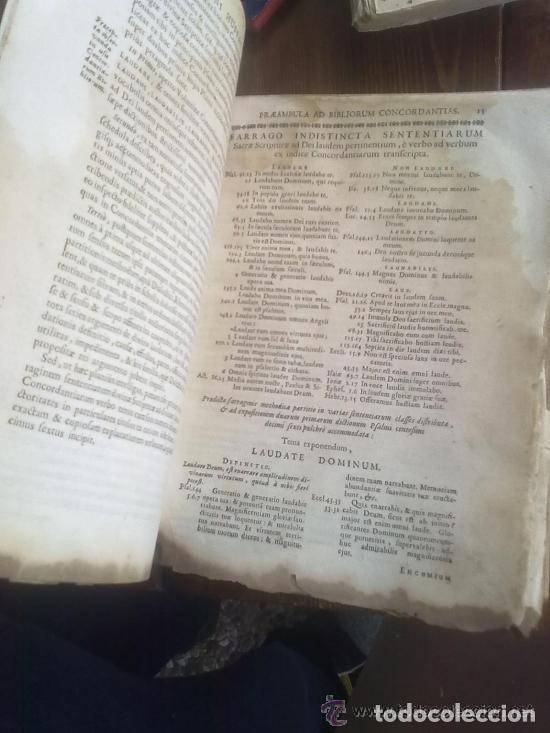 Libros: biblia antigua, a&ntilde;o 1800 en latin - Foto 6