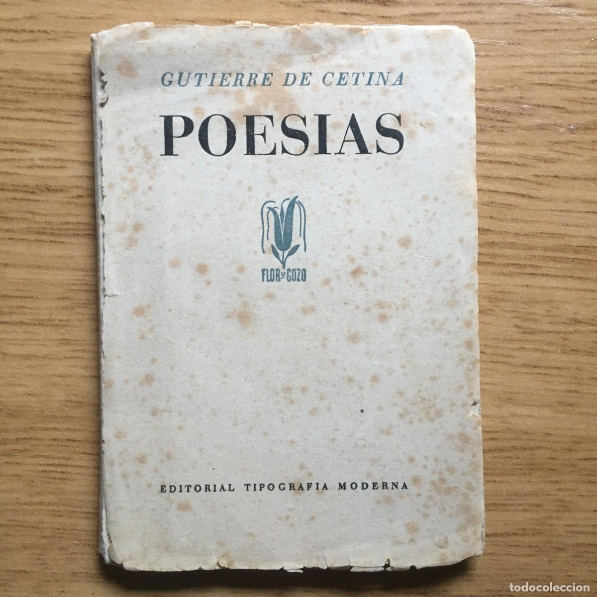 Libros: POESIAS. GUTIERRE DE CETINA - Gutierre de Cetina - Foto 1